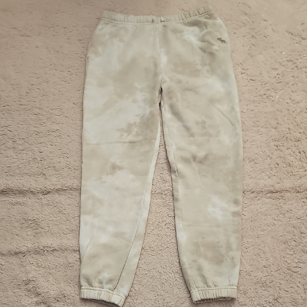 Abercrombie Kids Cream Jogger Pants